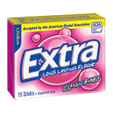 Wrigley's Extra classic bubble gum, sugarfree Left Picture